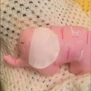 PINK STUFED ELEPHANT
